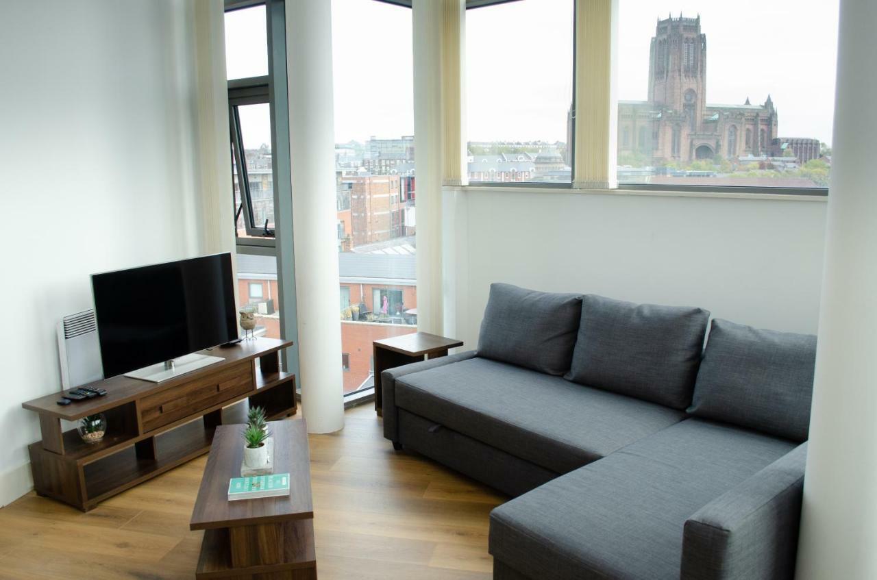 Penthouse In Liverpool City Centre - Free Parking - Balcony - By Happy Days Dış mekan fotoğraf